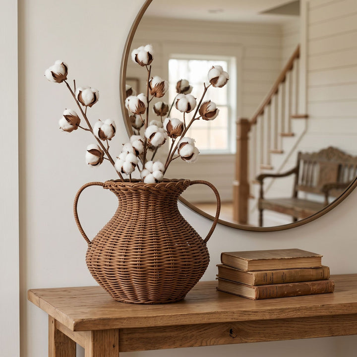 Handwoven decoration bouquet holder Stornfield