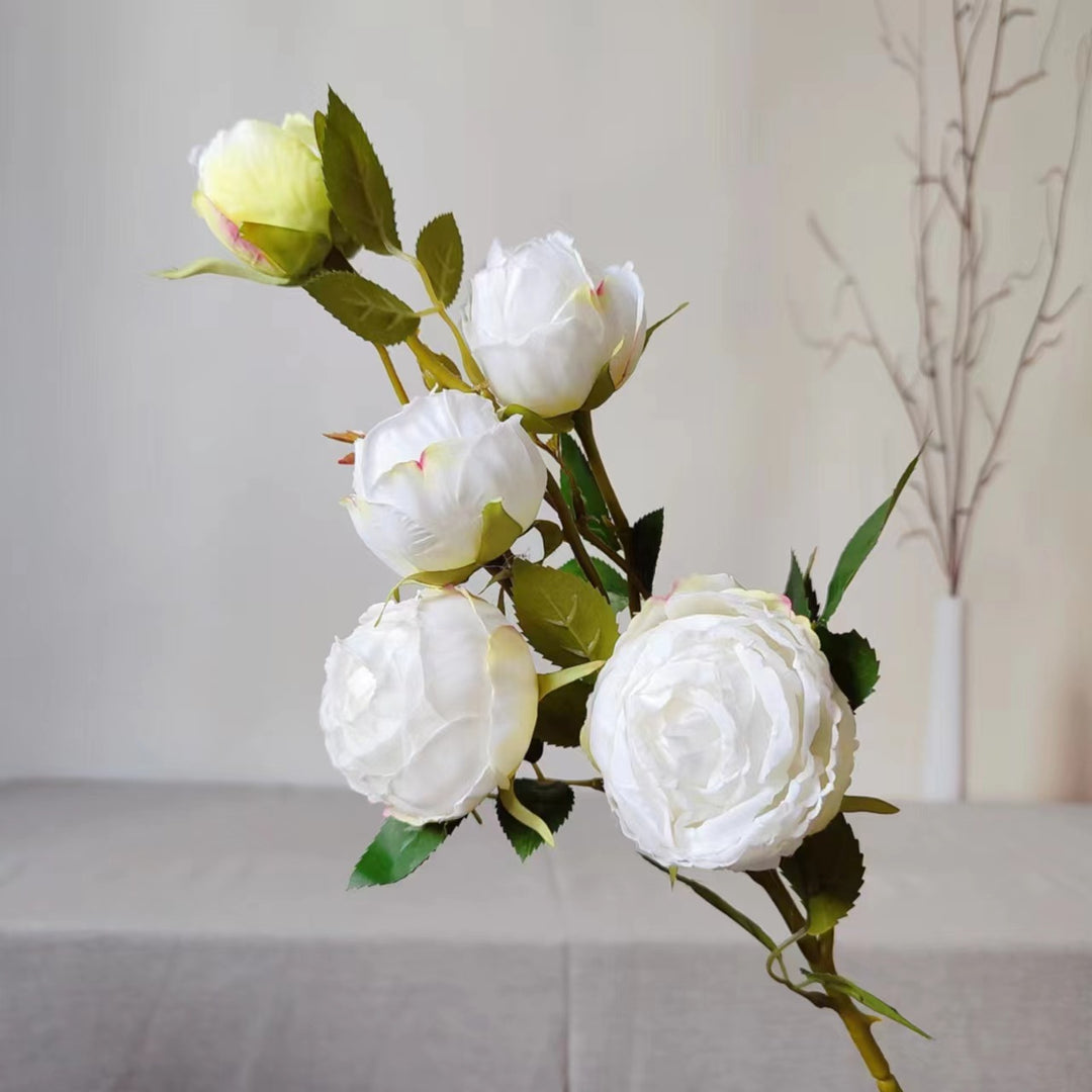 Lifelike Rose Floral Stem