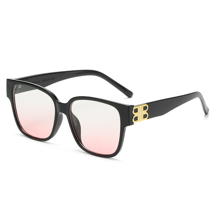 Women's fashionable square sunglasses with elegant logo Stornfield