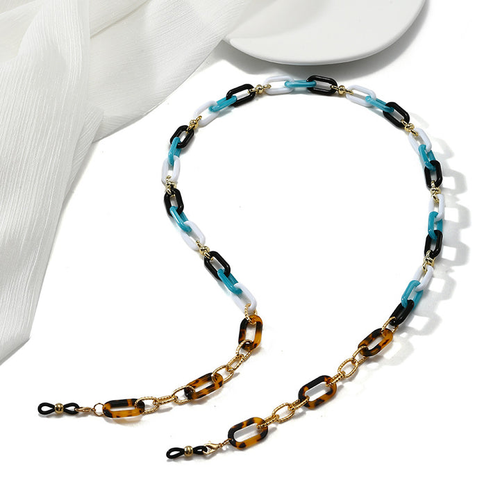Fashionable Eyewear Chain with Colorful Links Stornfield