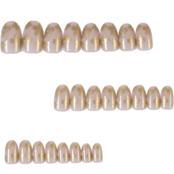 Artificial Nails in Delicate Flower Design Stornfield
