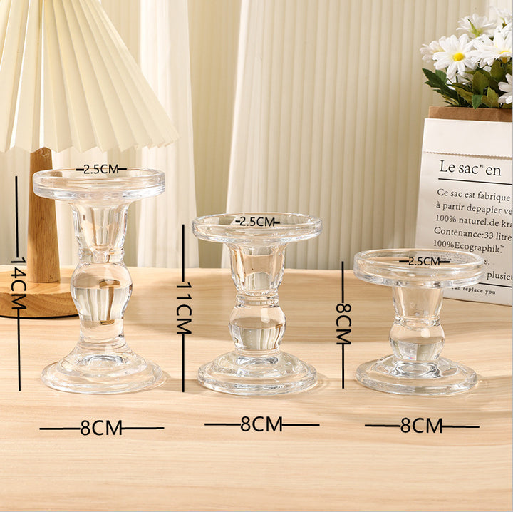 Compact Clear Round Acrylic Soap Dish with Raised Feet