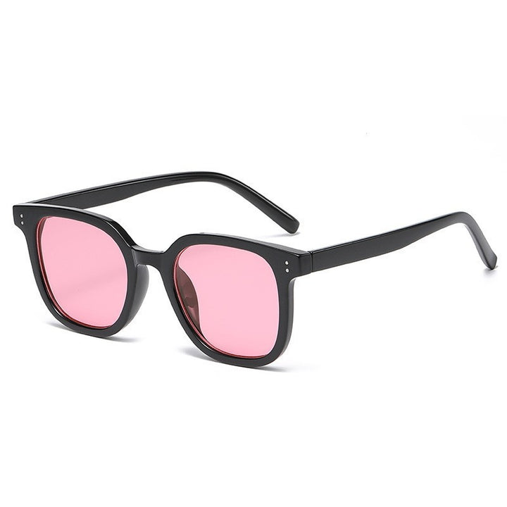 Women striking retro sunglasses with yellow-tinted lenses Stornfield