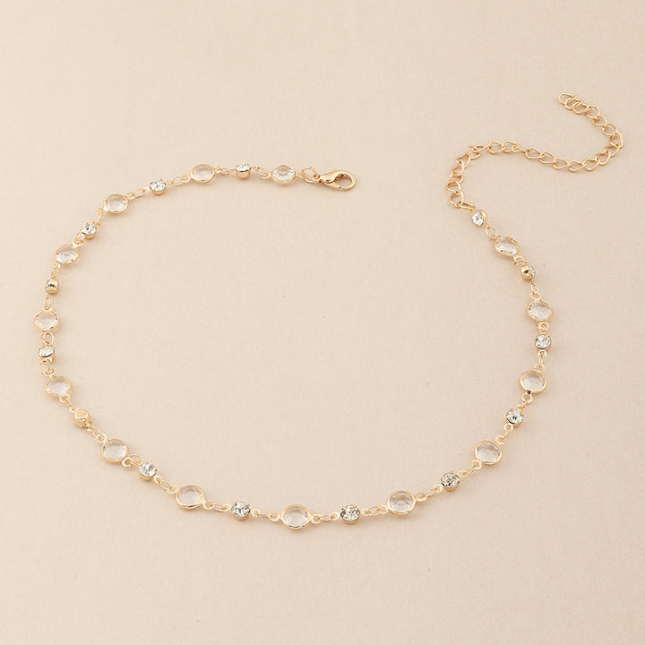 Elegant Crystal Embellished Anklet Stornfield