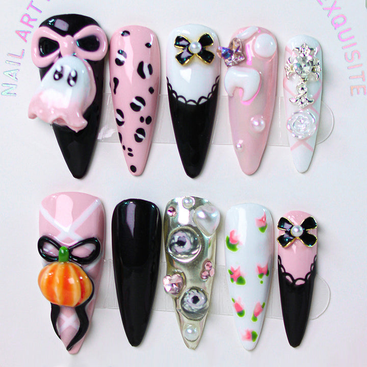 Creative Nail Art Set with Unique Designs Stornfield