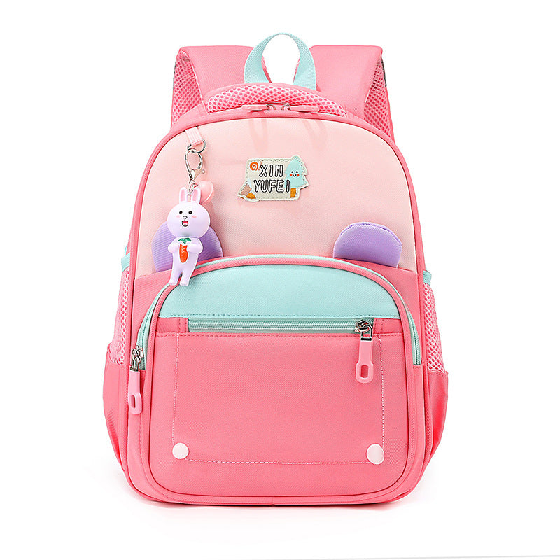 Cartoon-Themed Multi-Compartment School Backpack Stornfield