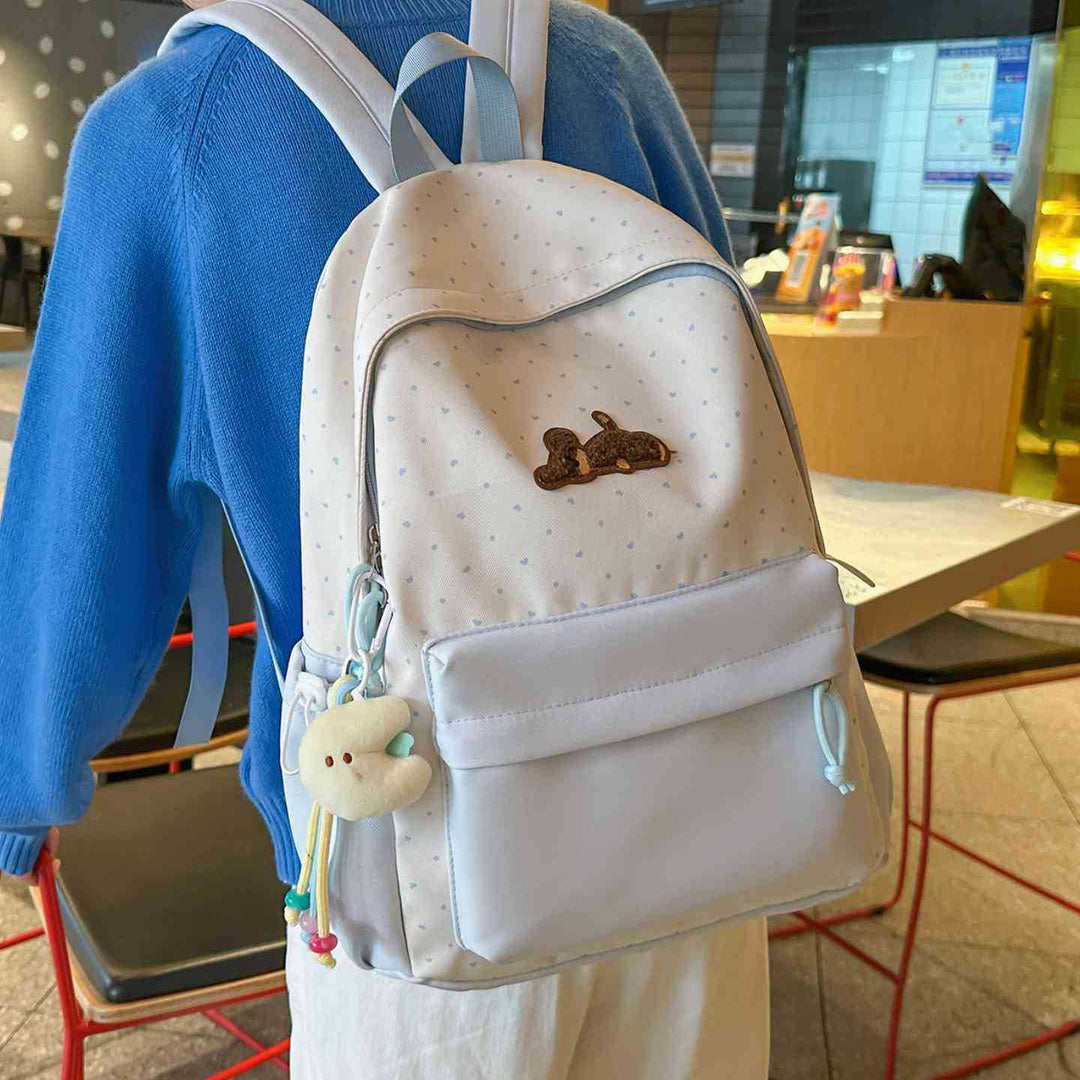 Playful Polka Dot Animated Backpack Stornfield