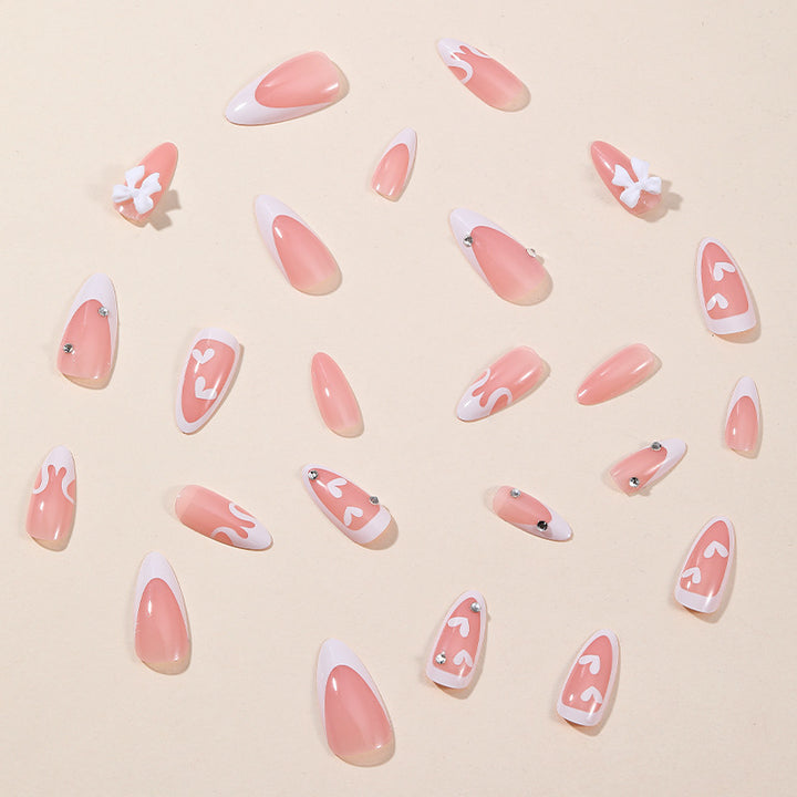 Heart-Inspired 3D Nail Art Design Stornfield