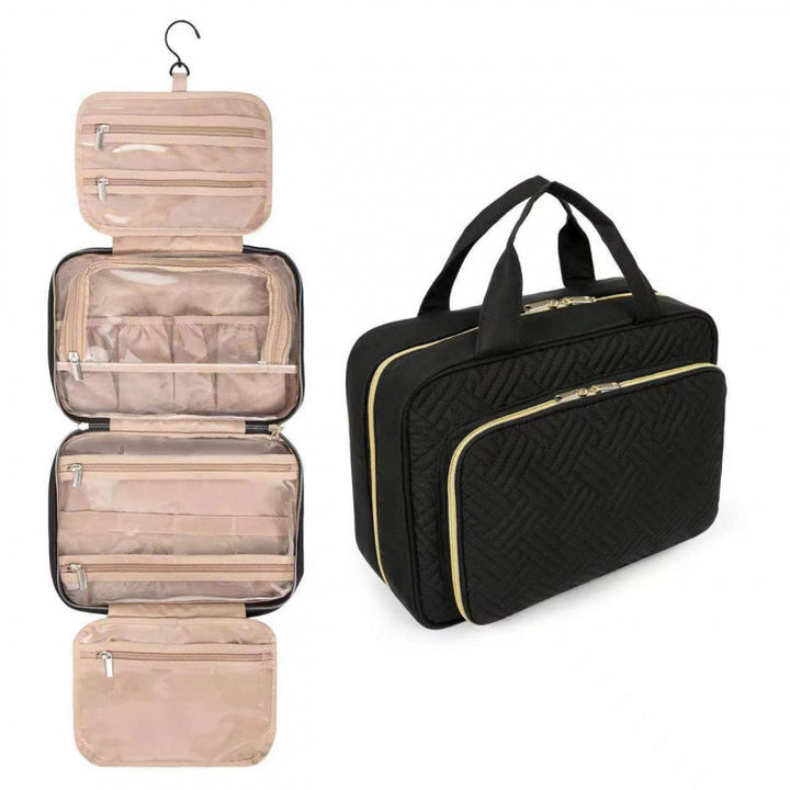 Cosmetic Organizer Bag with Removable Interior Divider Stornfield