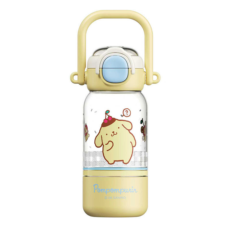 Women’s water bottle with cute animal design and sturdy carrying handle Stornfield