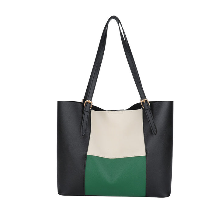 Versatile Color Block Tote Bag Stornfield