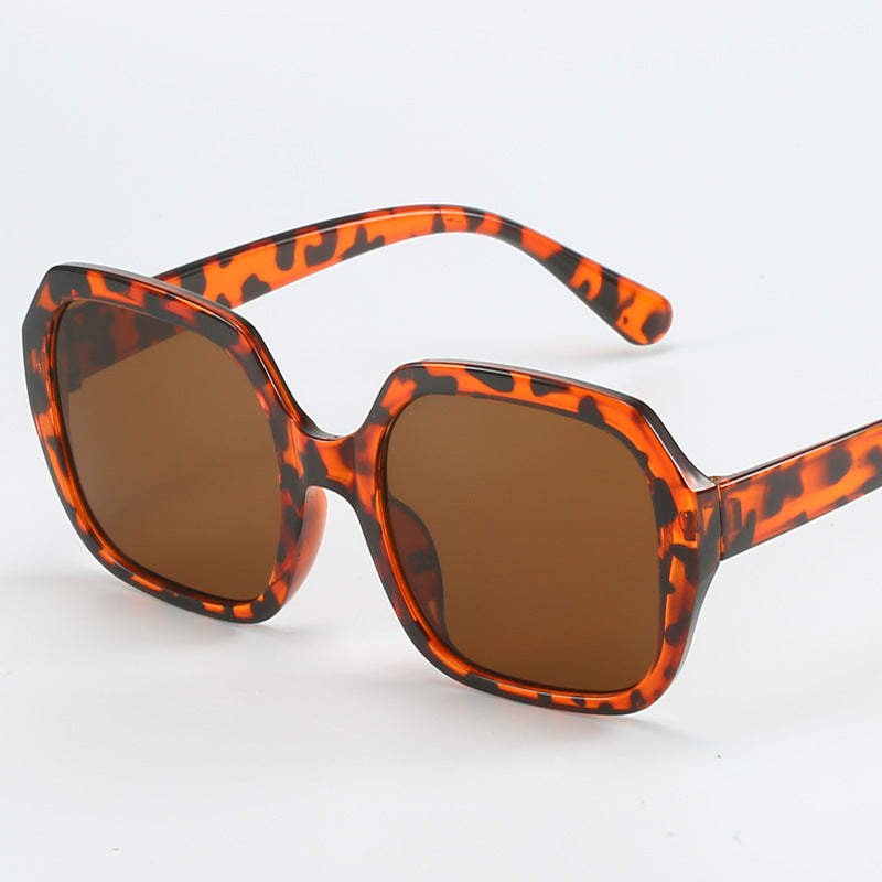 Women's Fashion Oversized Sunglasses with Extravagant Leopard Details Stornfield