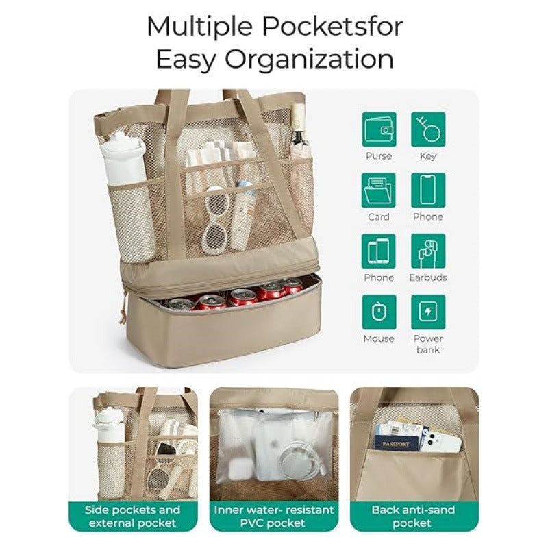 Cooler bag with multifunctional compartments Stornfield