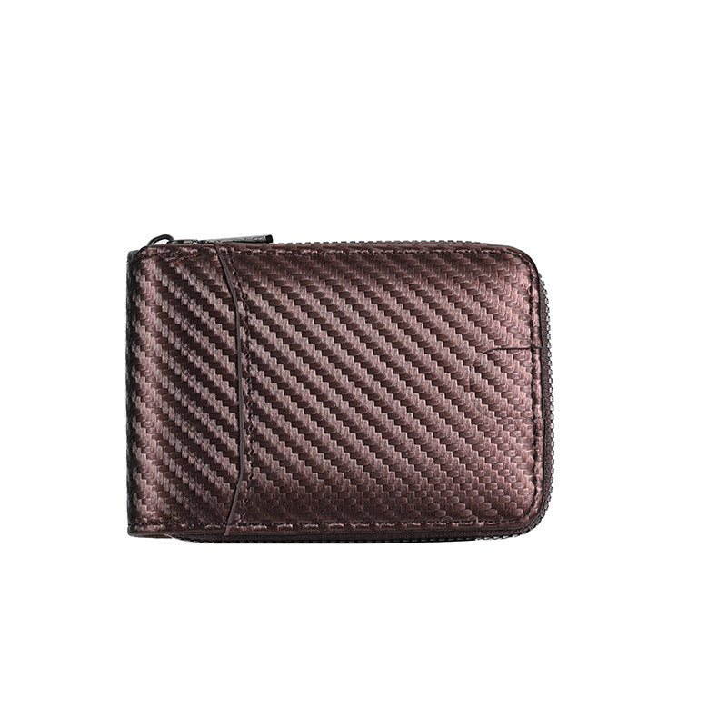 Carbon Fiber Zip-Around Wallet Stornfield
