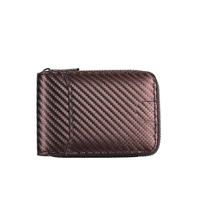 Carbon Fiber Zip-Around Wallet Stornfield