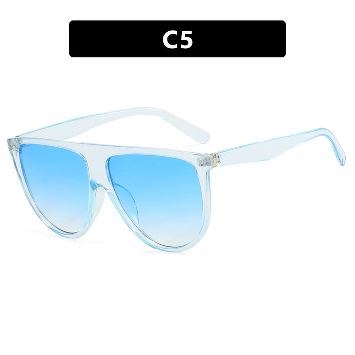 Ladies trendy oversized sunglasses with stylish transparent frame Stornfield