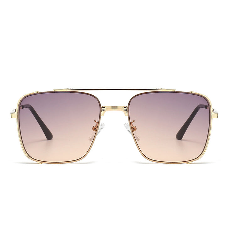 Women's fashionable square sunglasses with elegant metal frame Stornfield