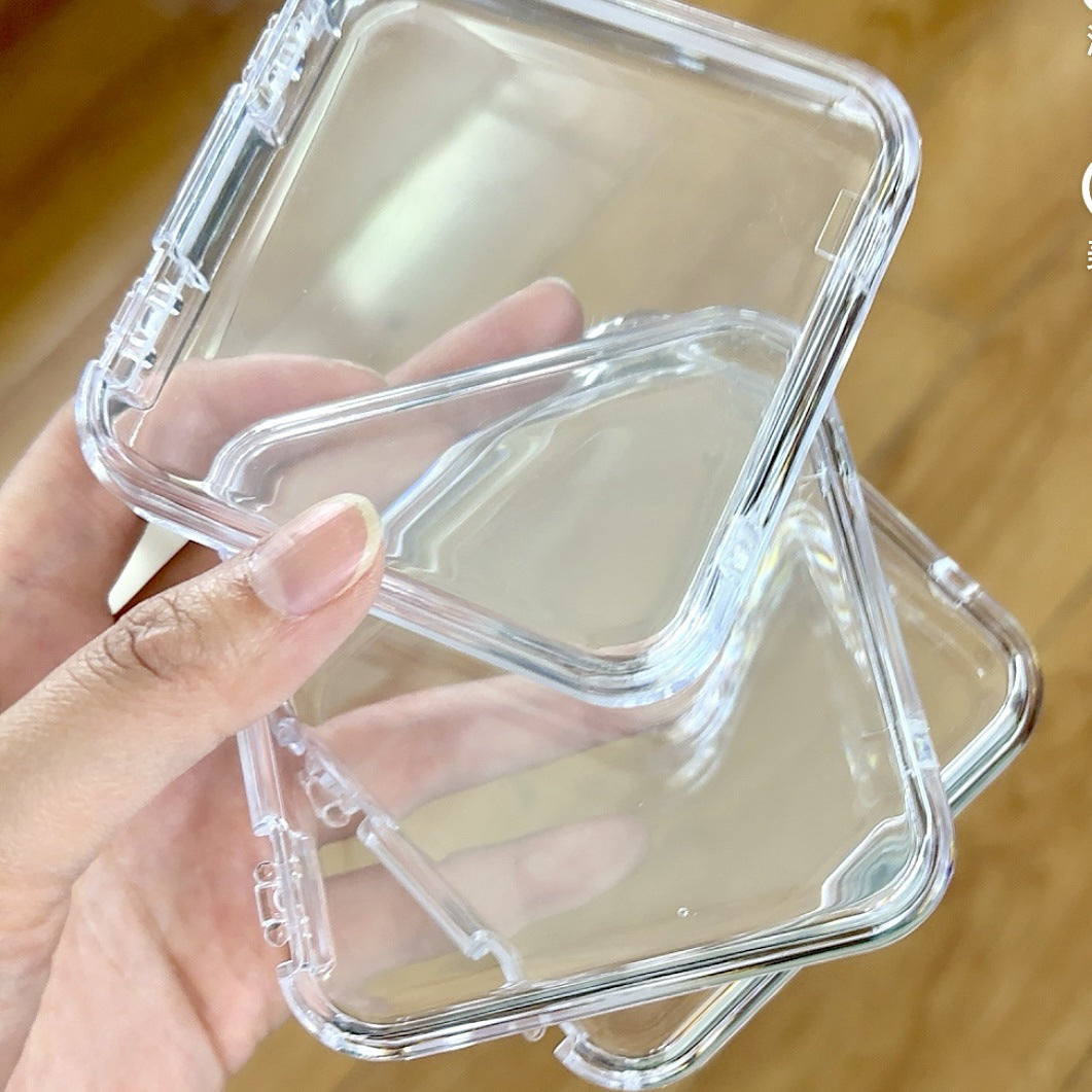 Storage boxes made of clear plastic Stornfield