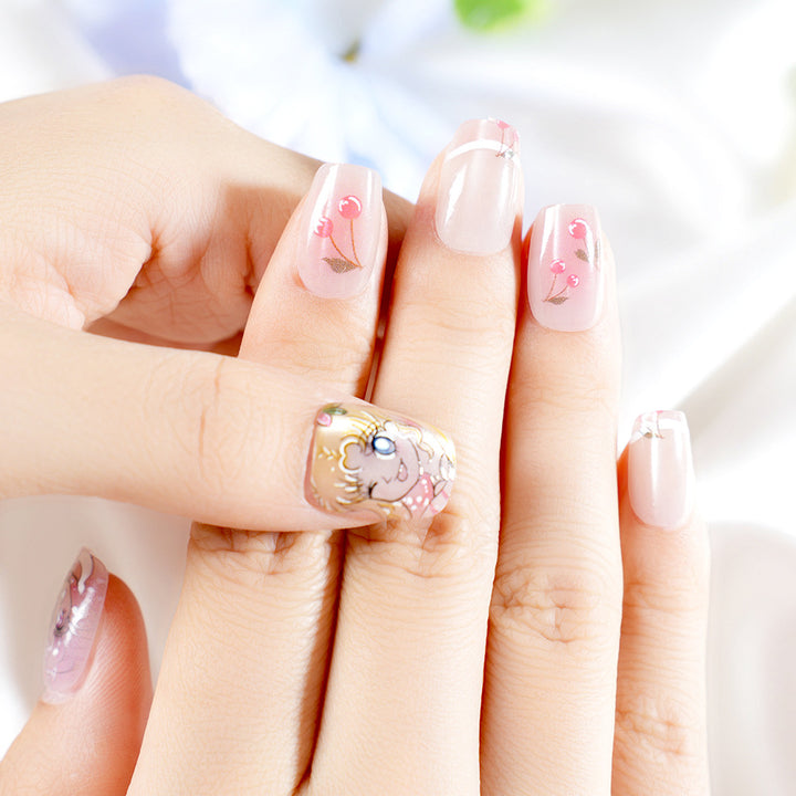 Artistic Cherry Blossom Press-On Nails Stornfield