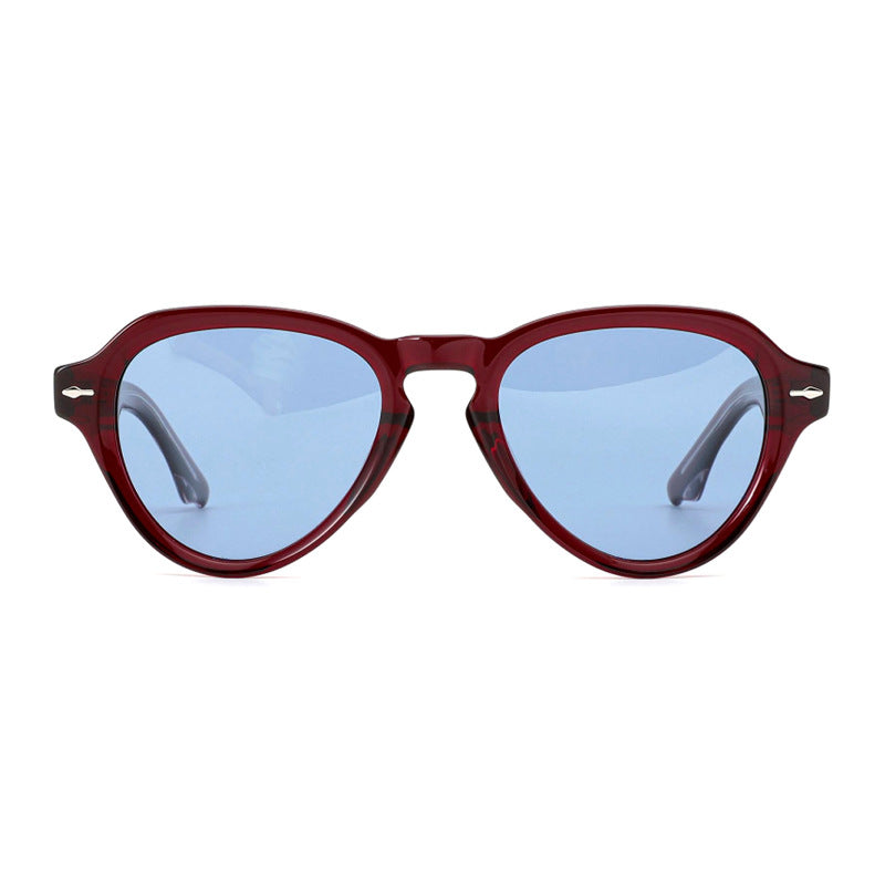 Ladies fashionable sunglasses in elegant, round design with polarized lenses Stornfield