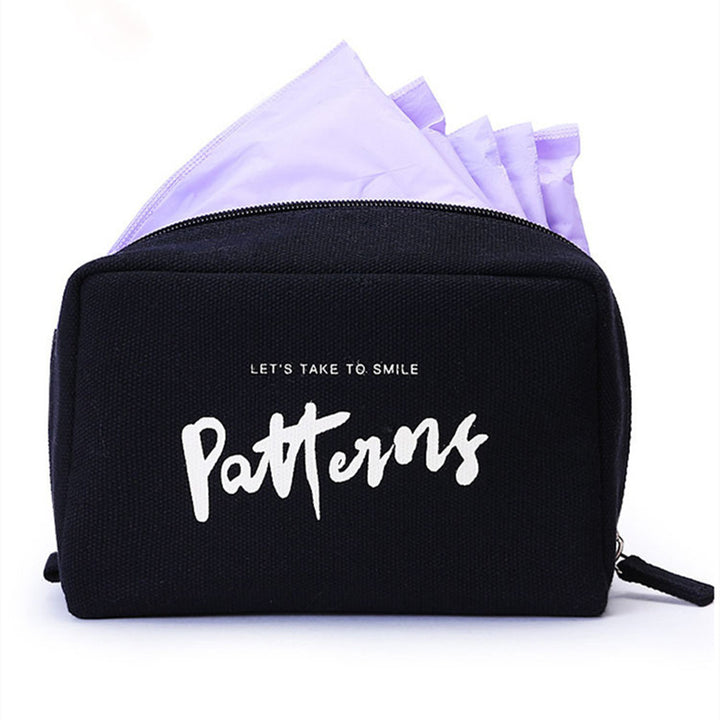 Canvas Cosmetic Storage Pouch