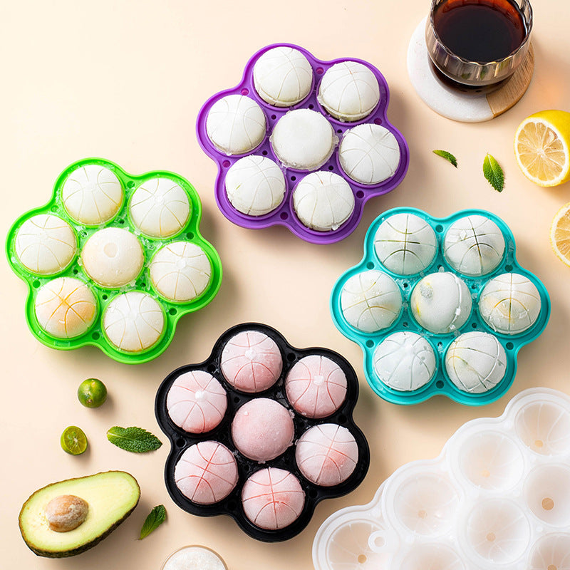 Silicone Ice Cube Tray with Basketball Design Stornfield