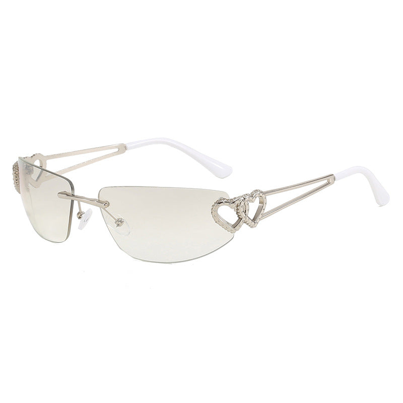 Women's Cat-Eye Sunglasses with Unique Heart Design and Protective UV Filter Stornfield