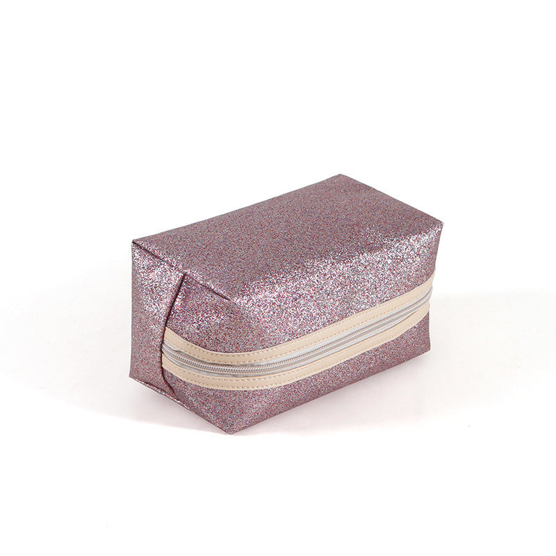Glittery Travel Cosmetic Pouch