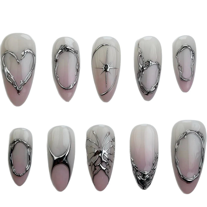Chic Sculpted Press-On Nail Set Stornfield