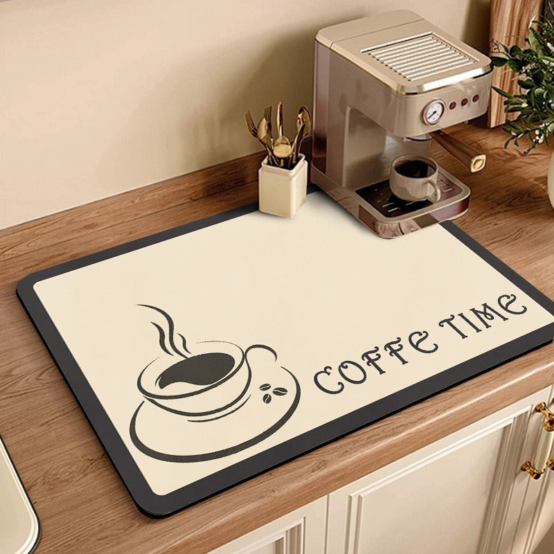 Coffee-Themed Kitchen Mat Stornfield