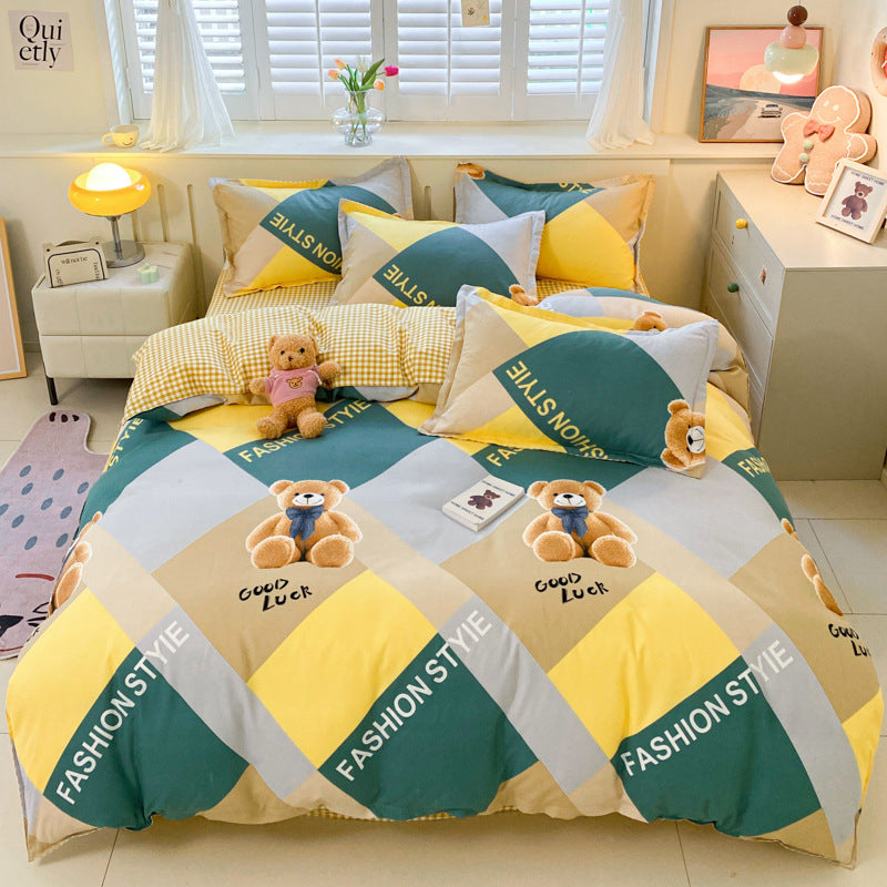 Floral Printed Duvet Cover Set