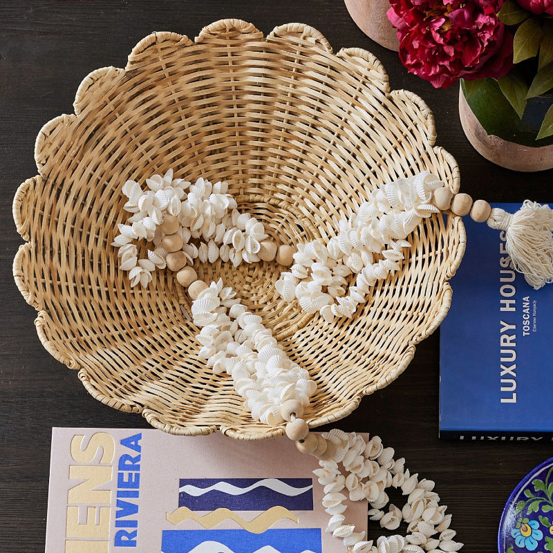 Decorative fruit basket with artistic weaving Stornfield