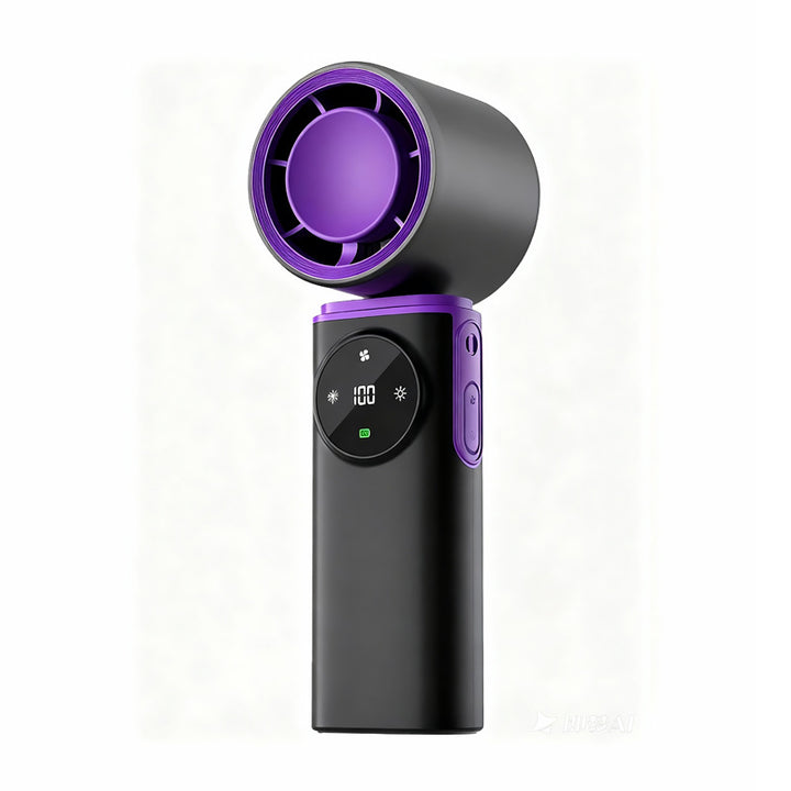 Women's Portable USB Mini Fan with LED Display Stornfield