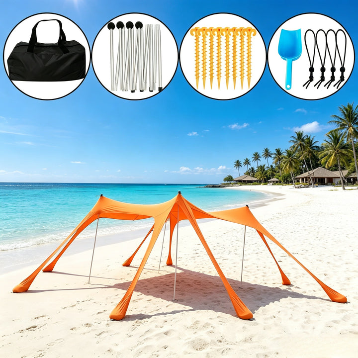 Portable Beach Shade Canopy Stornfield