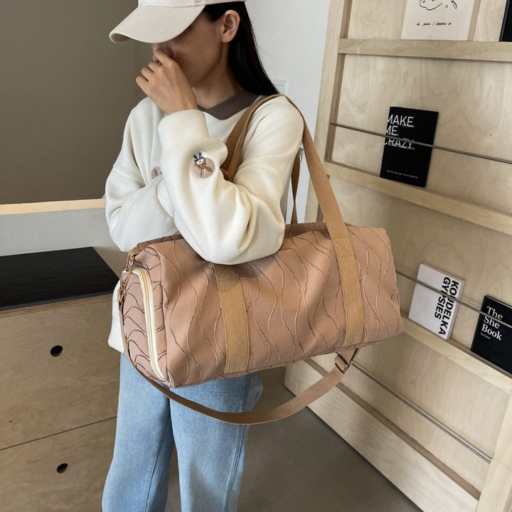 Elegant Embroidered Sports Duffel Bag Stornfield