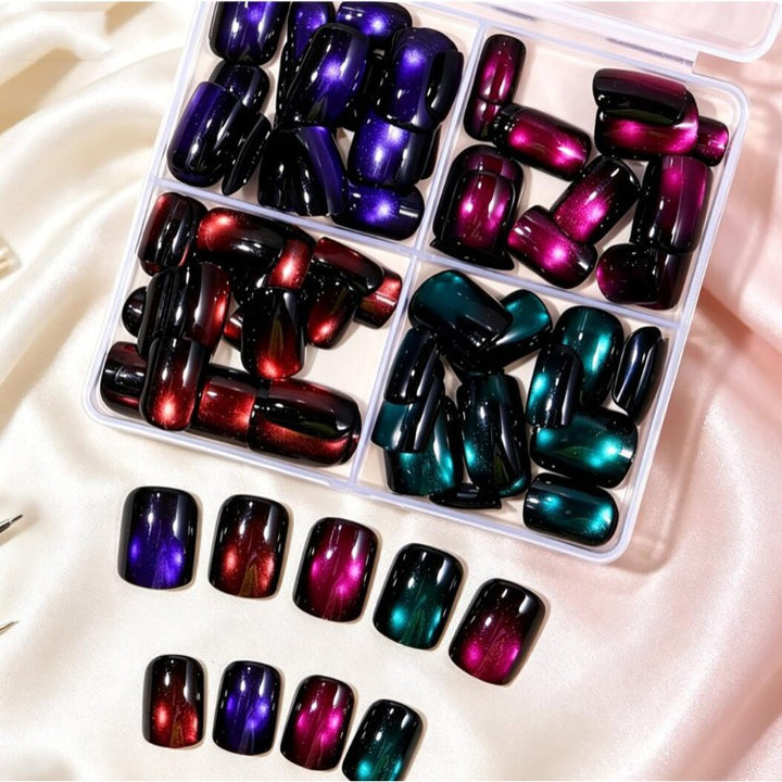 Magnetic Glitter Press-On Nail Set Stornfield