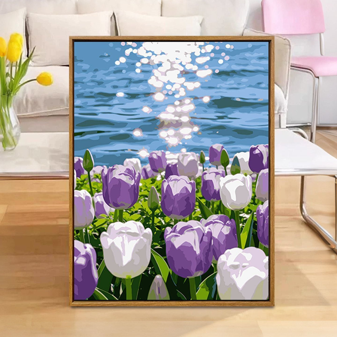Floral Reflection Canvas Art Print Stornfield