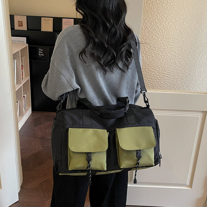 Multifunctional tote bag with comfortable shoulder padding and numerous outer pockets Stornfield