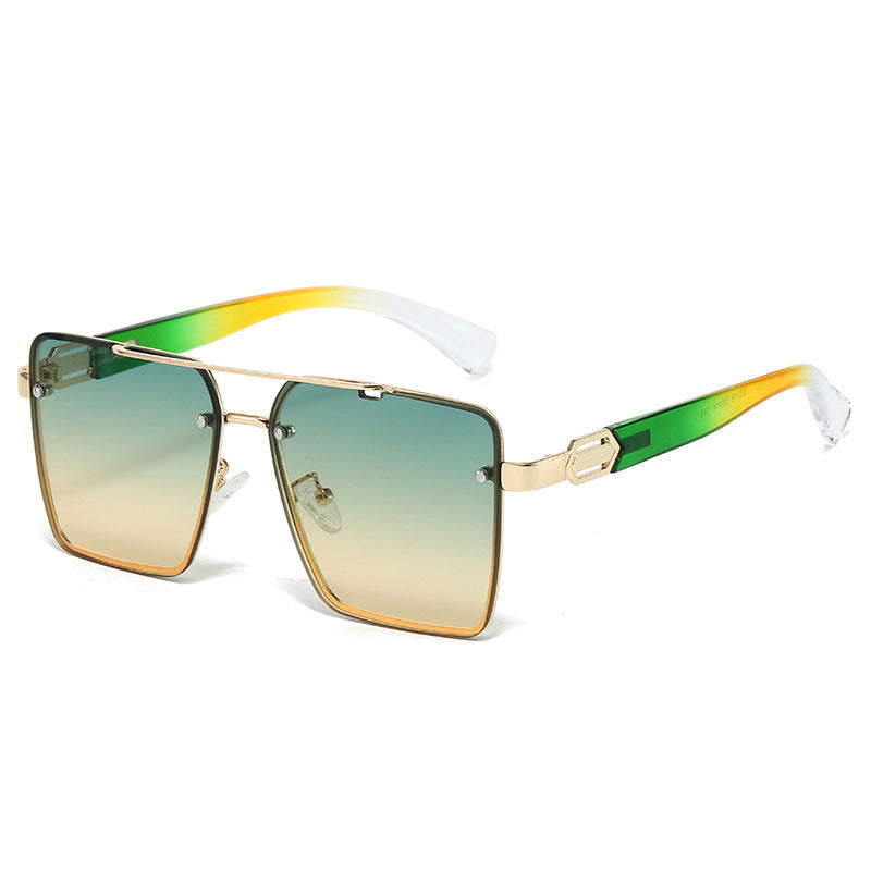 Women square sunglasses with elegant metal frame Stornfield