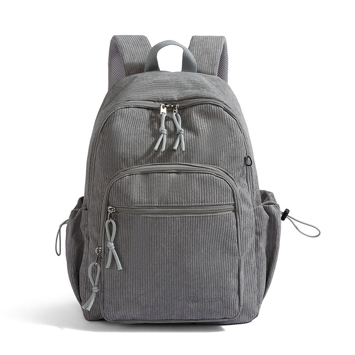 Textured Corduroy Travel Backpack Stornfield