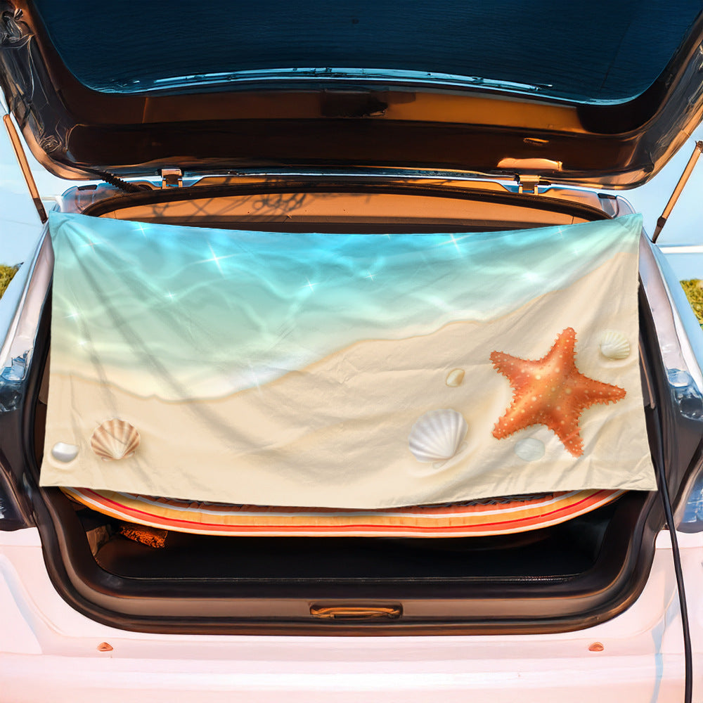 Luggage protection cover with maritime shell design Stornfield