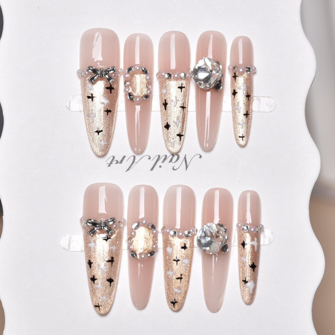 Artistic Premium Detailed Press-On Nail Art Stornfield