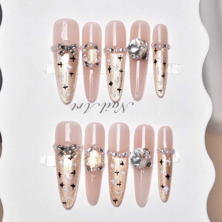 Artistic Premium Detailed Press-On Nail Art Stornfield