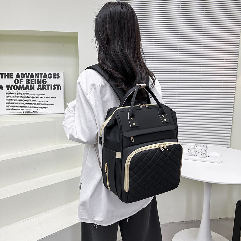 Multi-Functional Quilted Travel Backpack Stornfield
