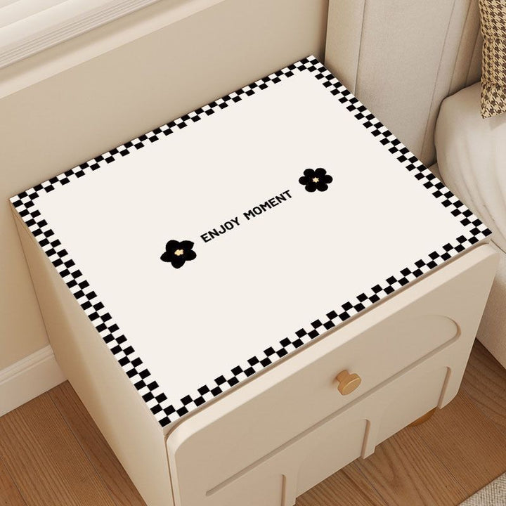 Cosmic-Themed Decorative Nightstand Mat
