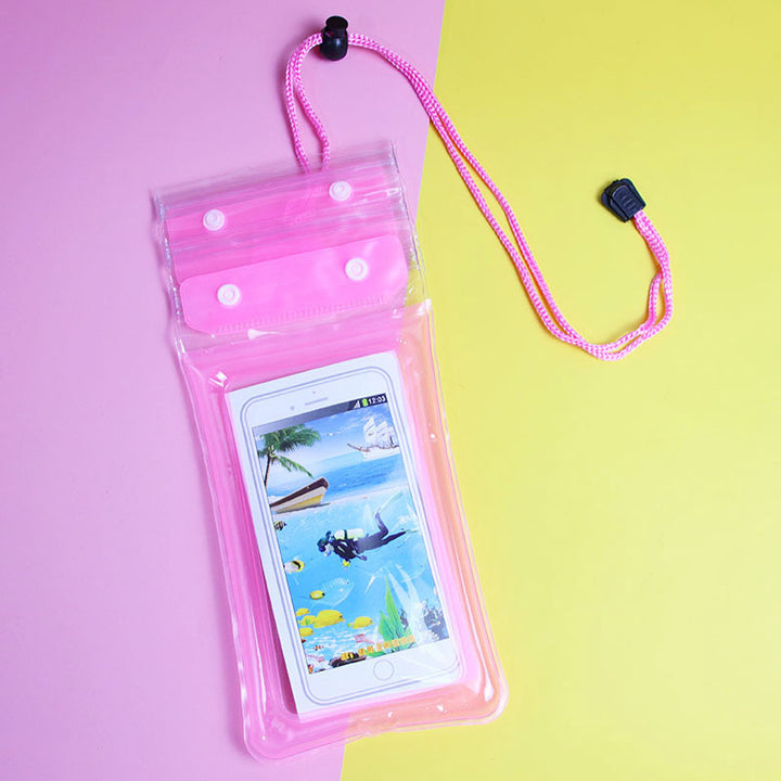 Unisex waterproof smartphone bag with flexible carrying strap Stornfield