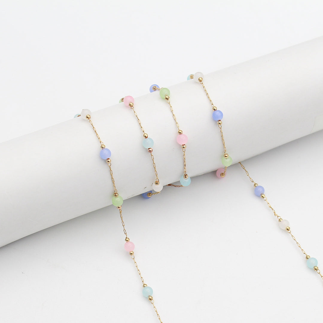Elegant Beaded Eyewear Retainer Chain Stornfield