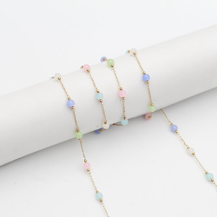 Elegant Beaded Eyewear Retainer Chain Stornfield