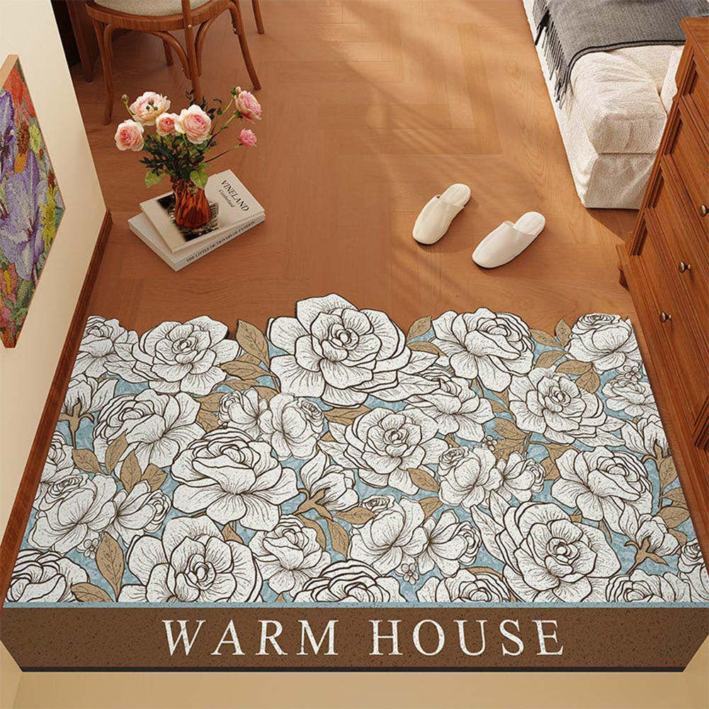 Floral Pattern Area Rug