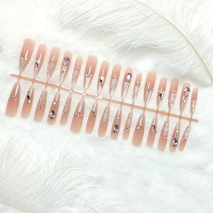 Artificial nails with luxurious decoration Stornfield